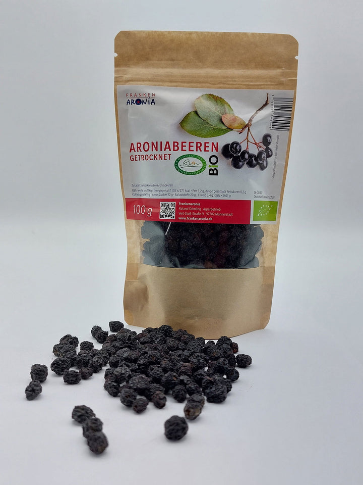 Bio Aroniabeeren getrocknet 100 g / 200 g - Frankenaronia