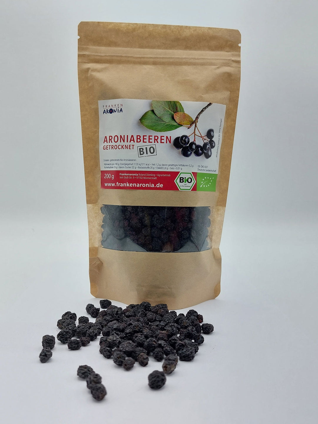 Bio Aroniabeeren getrocknet 100 g / 200 g - Frankenaronia