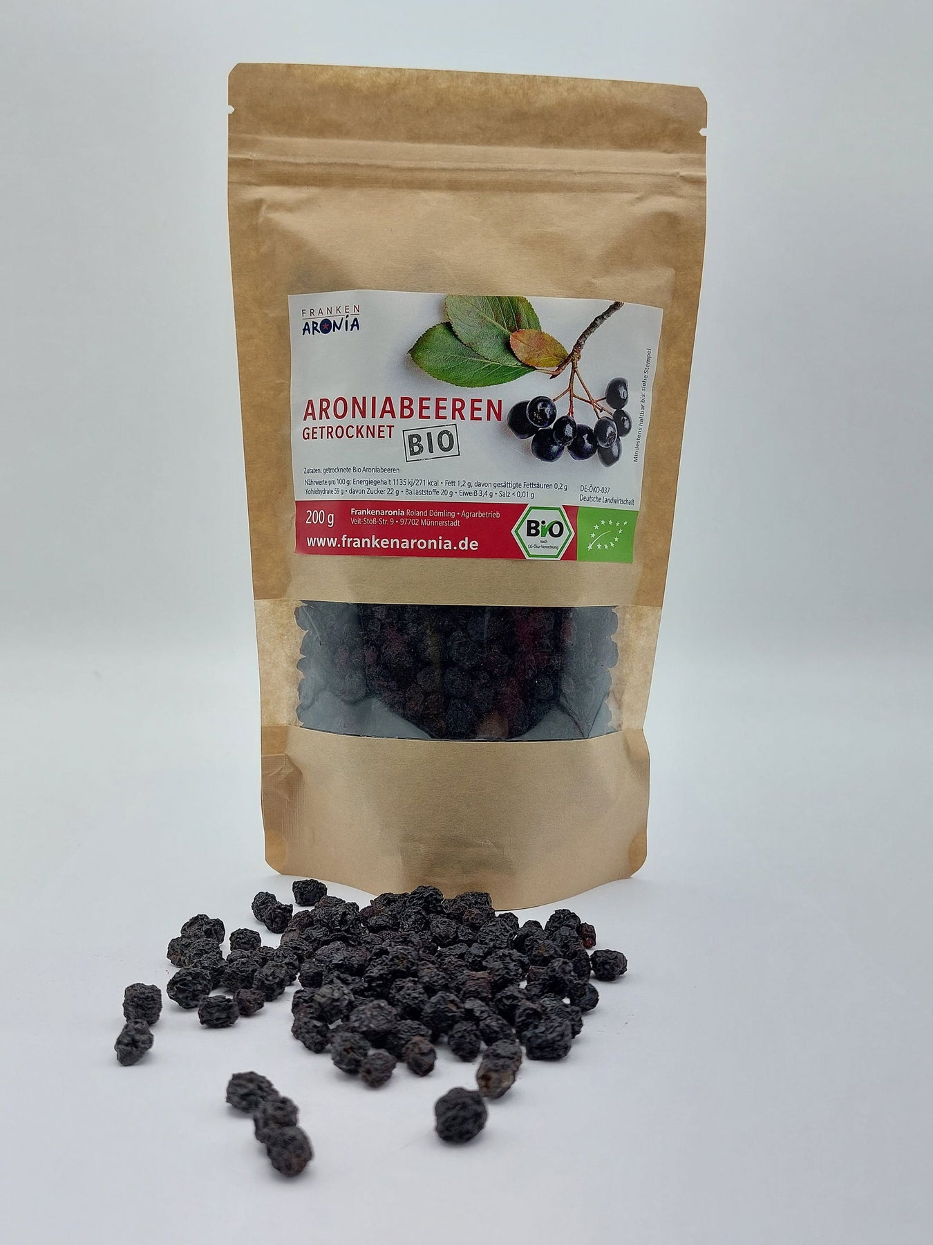 getrocknete Aroniabeeren von Frankenaronia