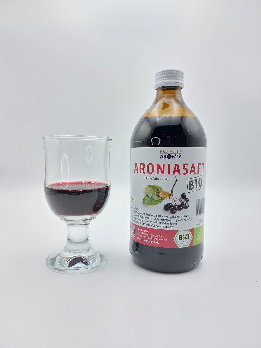 Bio Aroniasaft (0,5 L, Einweg) im 6 er Pack - Frankenaronia